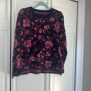 Issac Mizrah sweater with kangaroo pockets.